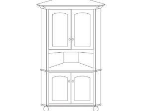 Spring Valley Corner Hutch