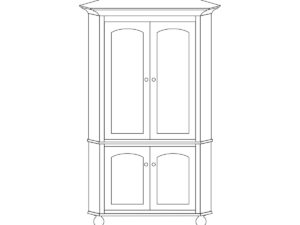 Spring Valley Corner Hutch